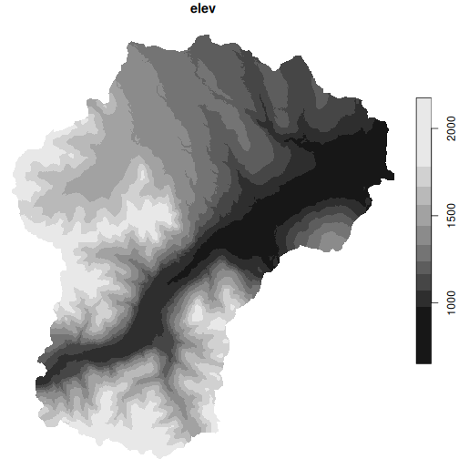 Lidar DEM model of Clinton Creek