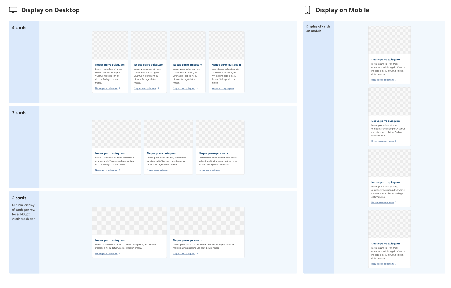 Layout variations