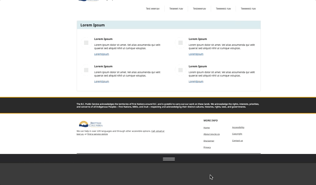 Responsive behavior