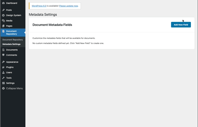 Add Metadata Field