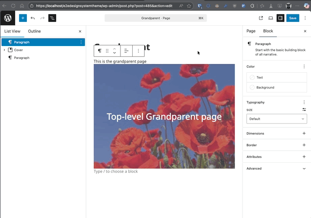 Add a Breadcrumb Block