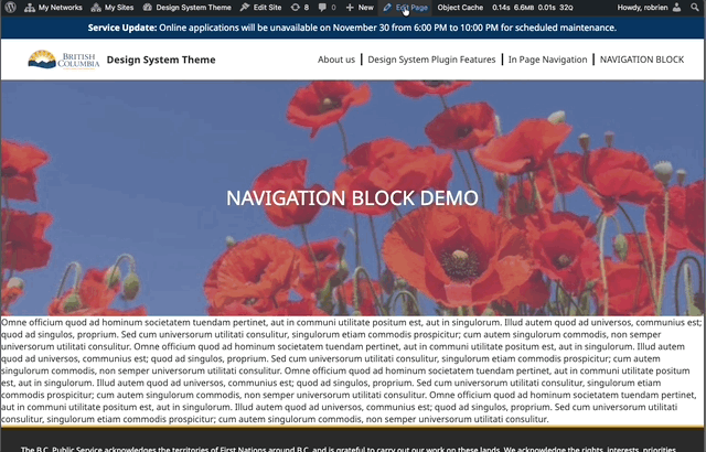 Navigation Block HOWTO