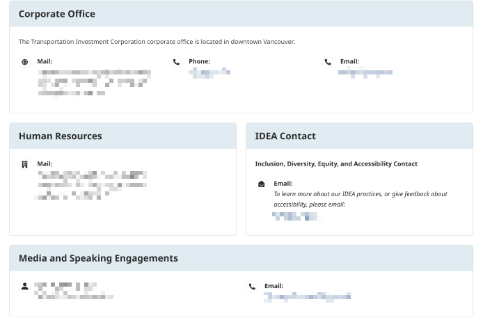 Information Contact Socials Pattern