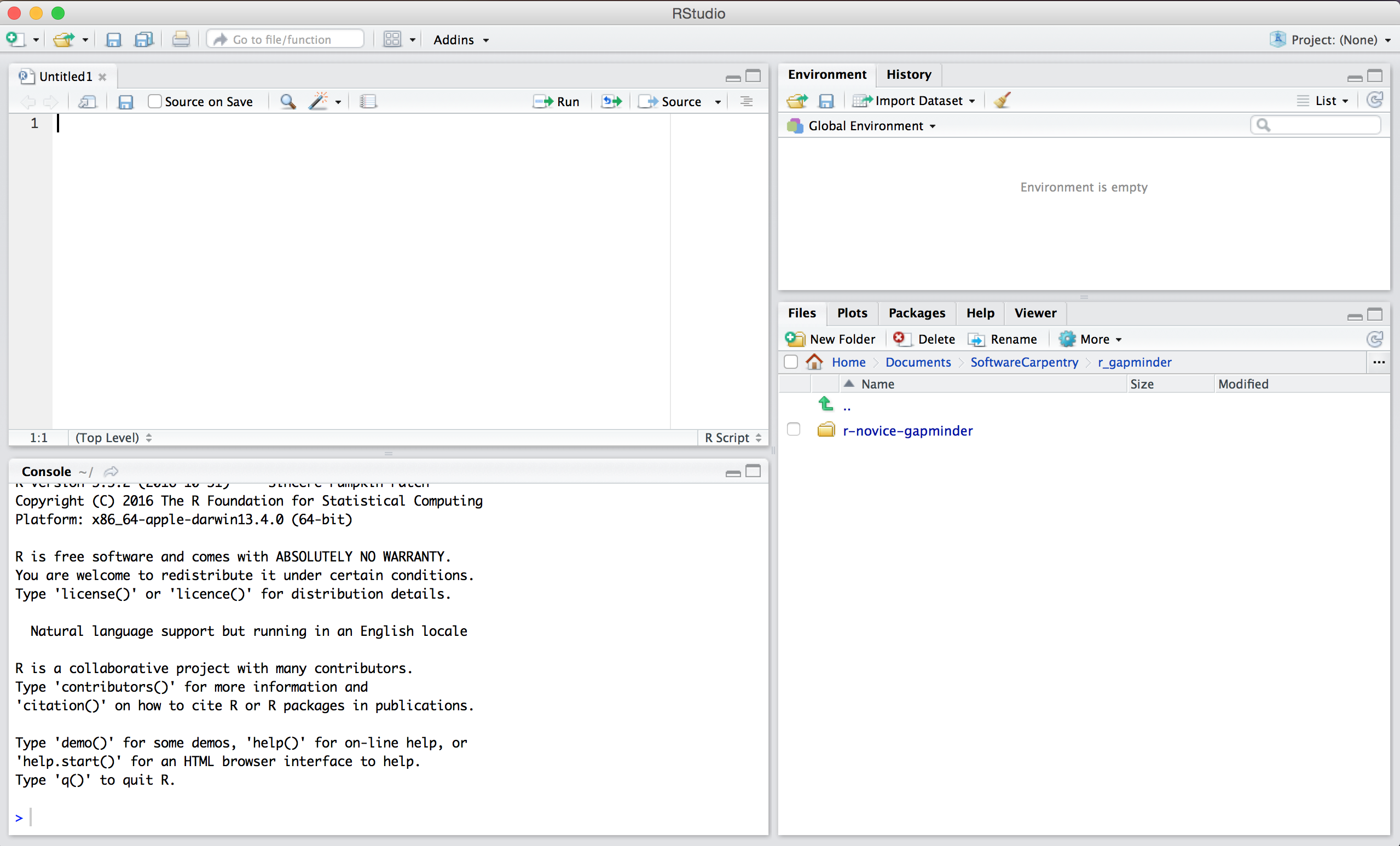 rstudio 1.1.463