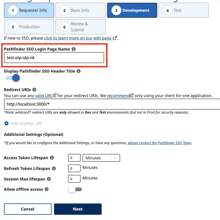 Login Title