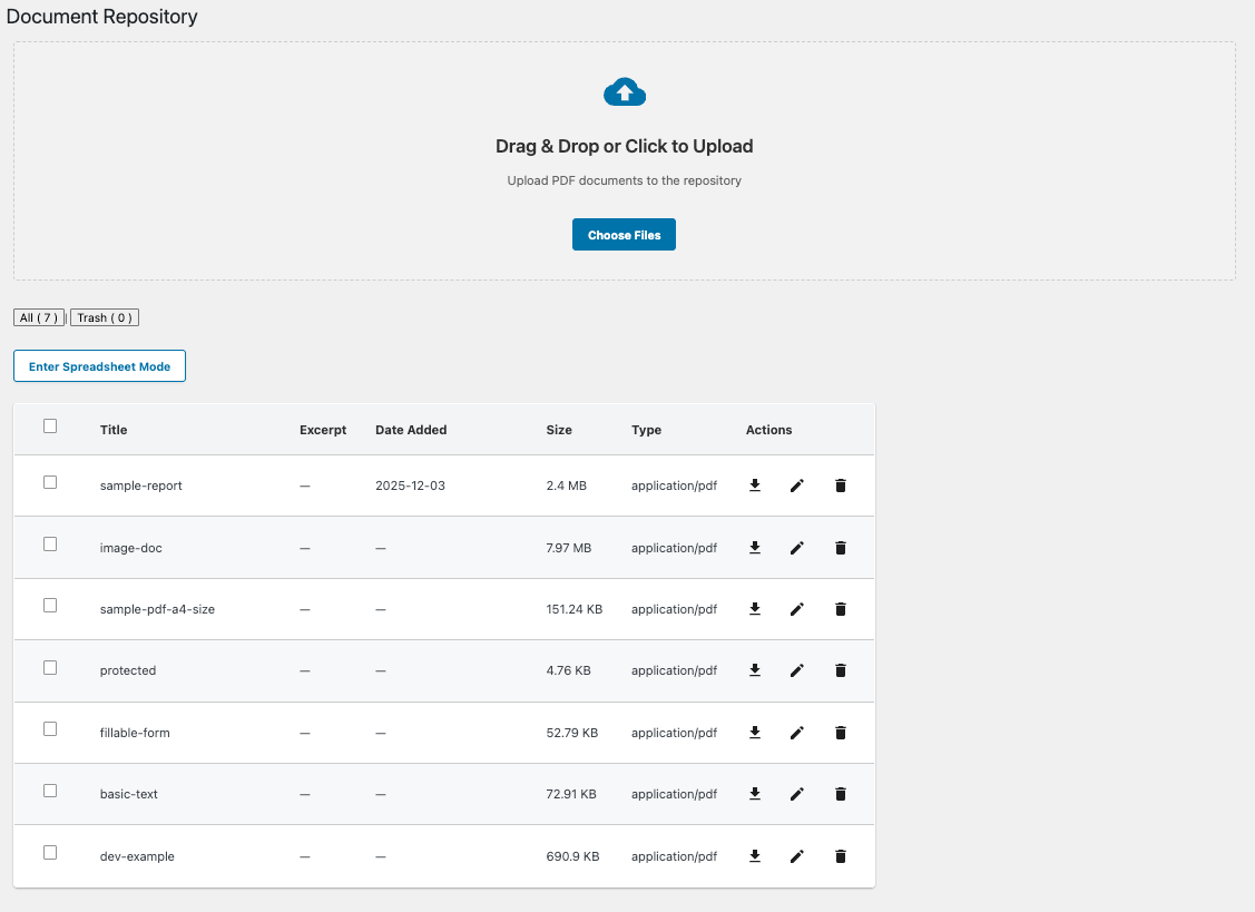 Document Repository Overview